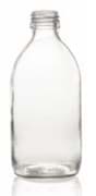 Toon details voor 300 ml siroopfles, helder, type 3 geblazen glas Afbeelding van 300 ml siroopfles, helder, type 3 geblazen glas