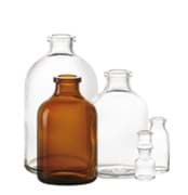 Toon details voor 100 ml injectieflacon, helder, type 2 geblazen glas Afbeelding van 100 ml injectieflacon, helder, type 2 geblazen glas