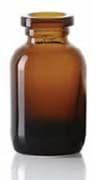 Toon details voor 60 ml siroopfles, amber, type 3 geblazen glas Afbeelding van 60 ml siroopfles, amber, type 3 geblazen glas