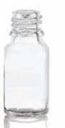 Toon details voor 30 ml druppelfles, helder, type 3 geblazen glas Afbeelding van 30 ml druppelfles, helder, type 3 geblazen glas