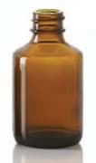 Toon details voor 50/70 ml diagnosefles, amber, type 1 geblazen glas Afbeelding van 50/70 ml diagnosefles, amber, type 1 geblazen glas