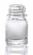 Toon details voor 4 ml druppelfles, helder, type 3 geblazen glas Afbeelding van 4 ml druppelfles, helder, type 3 geblazen glas