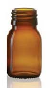 Toon details voor 30 ml druppelfles, amber, type 3 geblazen glas Afbeelding van 30 ml druppelfles, amber, type 3 geblazen glas