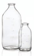 Toon details voor 250 ml infuusflacon, helder, type 1 geblazen glas Afbeelding van 250 ml infuusflacon, helder, type 1 geblazen glas