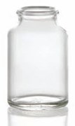 Toon details voor 45 ml tabletpot, helder, type 3 geblazen glas Afbeelding van 45 ml tabletpot, helder, type 3 geblazen glas